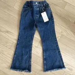 LOWRYS FARM デニムフレアパンツ 120cm