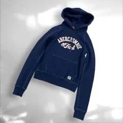 Abercrombie & Fitchアバクロ パーカー ネイビー （a3