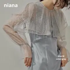 niana✳︎レースケープボレロ ショート丈 カーディガン
