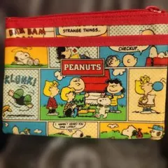 希少PEANUTS コミックデザイン ポーチ ヴィンテージ
