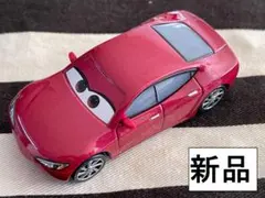 新品カーズ ミニカー　ナタリー　サートゥン　解説員