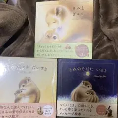 【3冊未使用品】きみのことが だいすき、きみとぎゅっ、きみのそばにいるよ