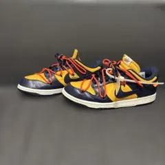 OFF-WHITE NIKE DUNK LOW Michigan 26.5cm