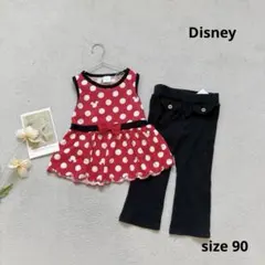 ミニー ディズニー 90 まとめ売り トップス 赤 黒 フレアパンツのサムネイル