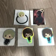 セガラッキーくじ オンライン 呪術廻戦七海建人、家入硝子、夏油傑ヘアゴム、シール