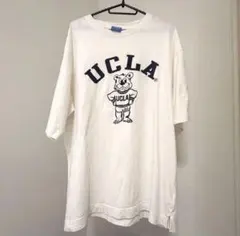 UCLA/ユーシーエルエー フロッキープリント カレッジ Tシャツ　Mサイズのサムネイル