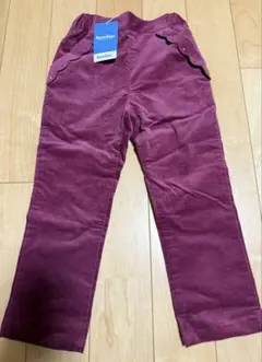 新品　未使用　タグ付き　ファミリア　ズボン9分丈　120