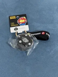 大阪関西万博限定　サンリオミャクミャクコラボ　キーホルダー　ポムポムプリン