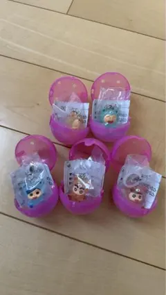 クレヨンしんちゃん めじるしアクセサリー みんなでくまパジャマ コンプリート