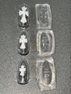 【本日限定過去最安‼️】クロス モールド セット ネイルパーツ 十字架