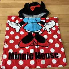 Disney ミニーマウス フード付きタオル