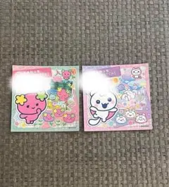 【未使用】たまラボステッカーもんがっち　ふらわっち　ワールドたまごっちツアー限定