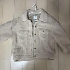 earth music&ecology フリースジャケット Fサイズ ベージュ