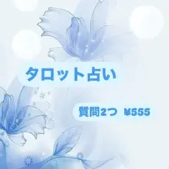 \メルカリ限定/質問2つ★貴方の心に寄添い鑑定★タロット占い