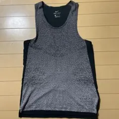 Nike Dri-FIT ノースリーブタンクトップ グレー・ブラック