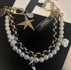 CHANEL 2025 正規品 ホリデー コメット カメリアチャームストラップ付
