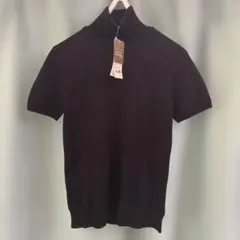 UNIQLO エクストラファインメリノ タートルネックセーター 半袖 M