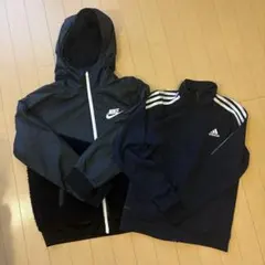 まとめ売り　NIKEkidsブルゾンL、adidasトラフィックジャケット150