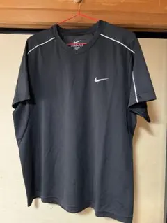 Nike ナイキ DRI-FIT ブラック Vネック Tシャツ メンズ Ｌサイズ