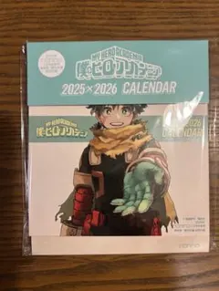 僕のヒーローアカデミア 2025×2026 カレンダー　新品　未開封