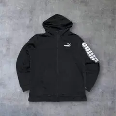 ぴ*こ様 PUMA 袖プリント フルジップパーカー プルオーバー フーディ スウ