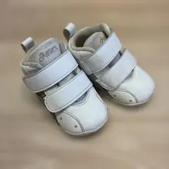 ASICS ファーストシューズ ホワイト/ゴールド　12cm 星
