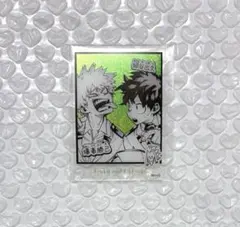 ヒロアカ ジャンフェス 箔入りアクリルカード 緑谷出久 爆豪勝己