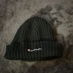 Champion ブラック ニット帽