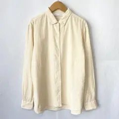 UNIQLO AND LAMAIRE リネンコットンチェックシャツ 黄 L