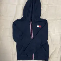 TOMMY HILFIGER ネイビー パーカー M (8-10)