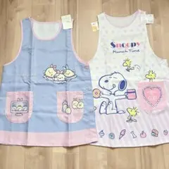すみっコぐらし SNOOPYスヌーピー エプロン M-L 保育士 介護士　未使用のサムネイル