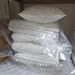 【未使用あり】ニトリ　敷布団、掛け布団、枕のセット