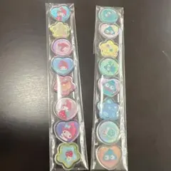 2 おはじきふうシール　マイメロ　ハンギョドン　おすそ分け