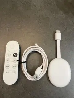 Google Chromecast 本体 リモコン 電源ケーブルセット - メルカリ