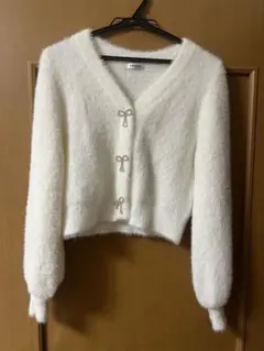 INGNI ホワイト カーディガン