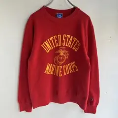 90s Champion USMCプリントスウェット チャンピオン アメカジ