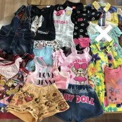 女の子　夏服　ブランド　まとめ売り　100cm アースマジック　カラフル　夏