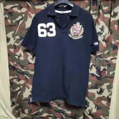 こ*す様 Champion 半袖ポロシャツ ネイビー Mのサムネイル