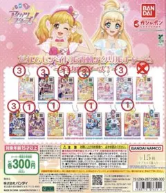 アイカツスターズ！ だれでもアイドル活動アクリルチャーム ガチャ　説明書付き