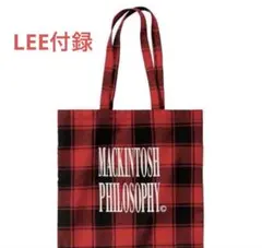 LEE付録•マッキントッシュフィロソフィー大人のチェック柄BIGトート