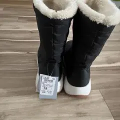 黒 ムートンブーツ 25サイズ