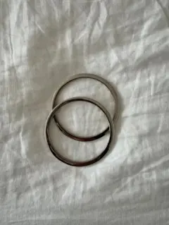 シルバーバングル2本セット