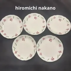 hiromichi nakano 花柄　チューリップ柄　お皿　小皿５枚