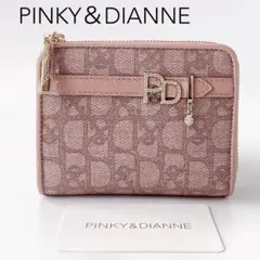 新品★ピンキー＆ダイアン★パドロックＬ字ファスナー二つ折り財布★ピンク
