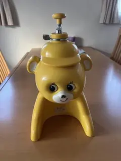 レトロ くま型 かき氷機 イエローのサムネイル