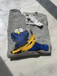UT KAWS Warhol カウズ ウォーホル スウェット グレー Lサイズ