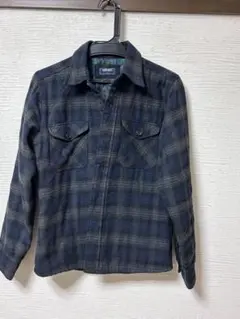 VANSPORTS ネイビー系チェック ジャケット