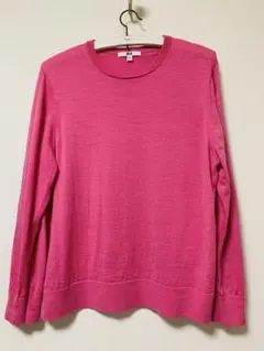 UNIQLO ピンク 長袖ニットセーター 3XL