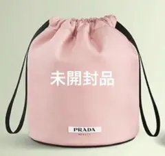 プラダ ビューティ オリジナル ピンクポーチ 巾着 PRADA - メルカリ