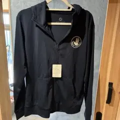 ネイビー フルジップ パーカー L